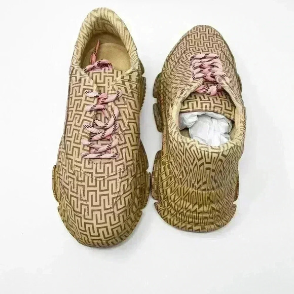 BRAND NEW IN BOX Steve Madden Possession Sneaker Brown Multi - Picture 8 of 11